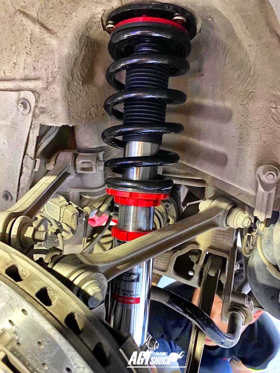 AGT Shock 2012-2016 981 BOXSTER(CAYMAN) Front/ Rear: Inverted Fork-Front Spring Rate: 6K150 Rear Spring Rate: 8K150