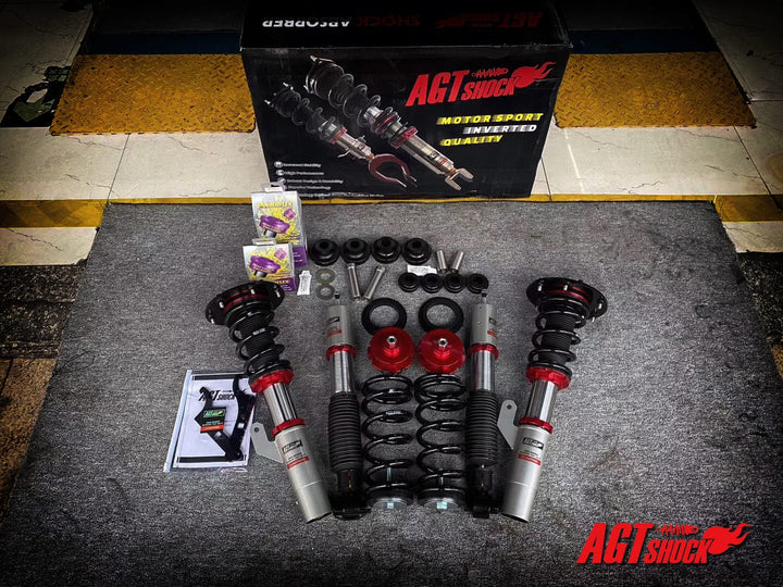 AGT Shock 2012-2019 F30/F31 3 SERIES MK6  RWD CN Front Inverted  Fork/Rear Flip - Front Spring Rate: 7K170 Rear Spring Rate: 7K230
