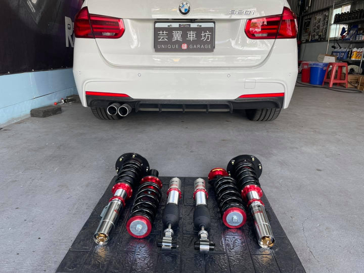 AGT Shock 2012-2019 F30/F31 3 SERIES MK6 RWD HYBRID Front Inverted Fork/Rear Flip - Front Spring Rate: 6K180 Rear Spring Rate: 8K250
