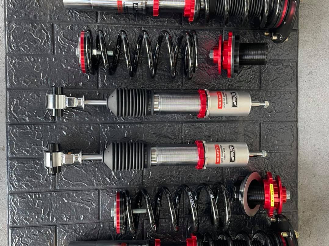 AGT Shock 2012-2019 F30/F31 3 SERIES MK6 RWD HYBRID Front Inverted Fork/Rear Flip - Front Spring Rate: 6K180 Rear Spring Rate: 8K250