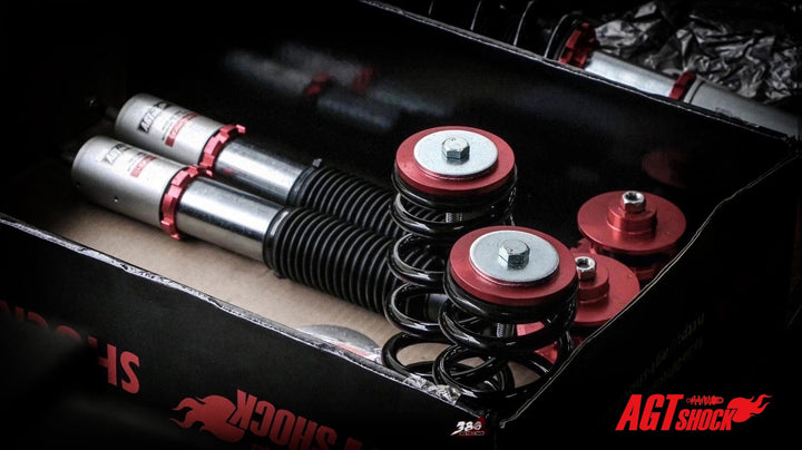AGT Shock 2012-2019 F30/F31 3 SERIES MK6 RWD HYBRID Front Inverted Fork/Rear Flip - Front Spring Rate: 6K180 Rear Spring Rate: 8K250
