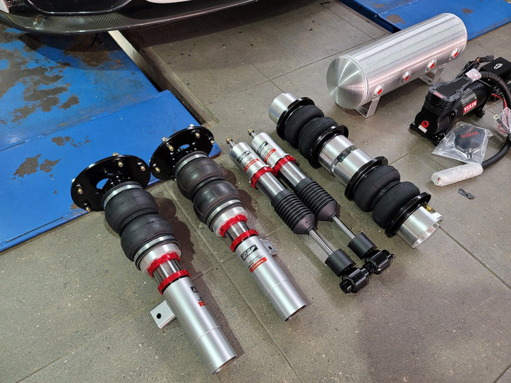 AGT Shock 2012-2019 F30/F31 3 SERIES MK6 RWD HYBRID Front Inverted Fork/Rear Flip - Front Spring Rate: 6K180 Rear Spring Rate: 8K250