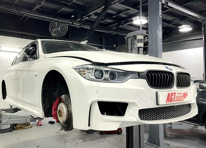 AGT Shock 2012-2019 F30/F31 3 SERIES MK6 RWD HYBRID Front Inverted Fork/Rear Flip - Front Spring Rate: 6K180 Rear Spring Rate: 8K250