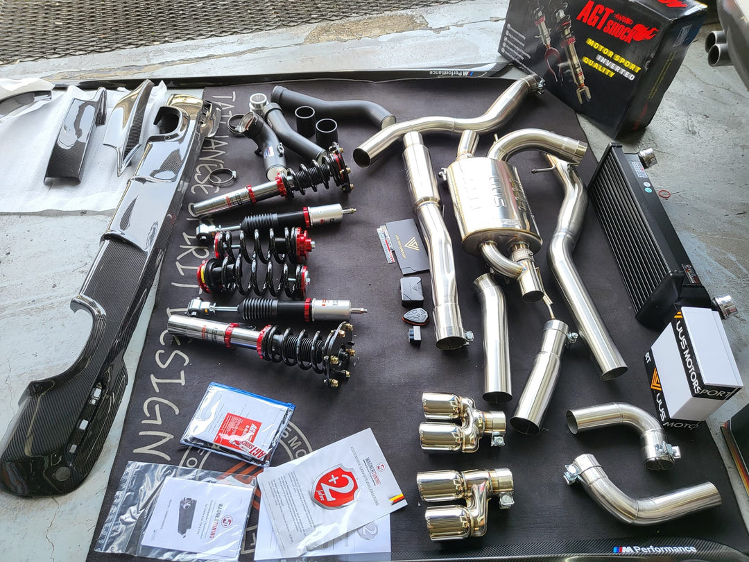 AGT Shock 2013-2019 F34 3GT 3 SERIES MK6 Front Inverted Fork/Rear Flip - Front Spring Rate: 8K180 Rear Spring Rate: 7K230