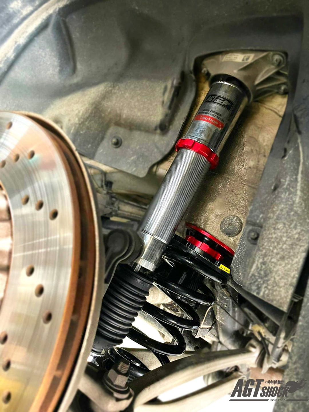 AGT Shock 2014-2020 F82/F83 M4 MK1 Front Inverted Fork/Rear Flip - Front Spring Rate: 7K210 Rear Spring Rate: 10K200