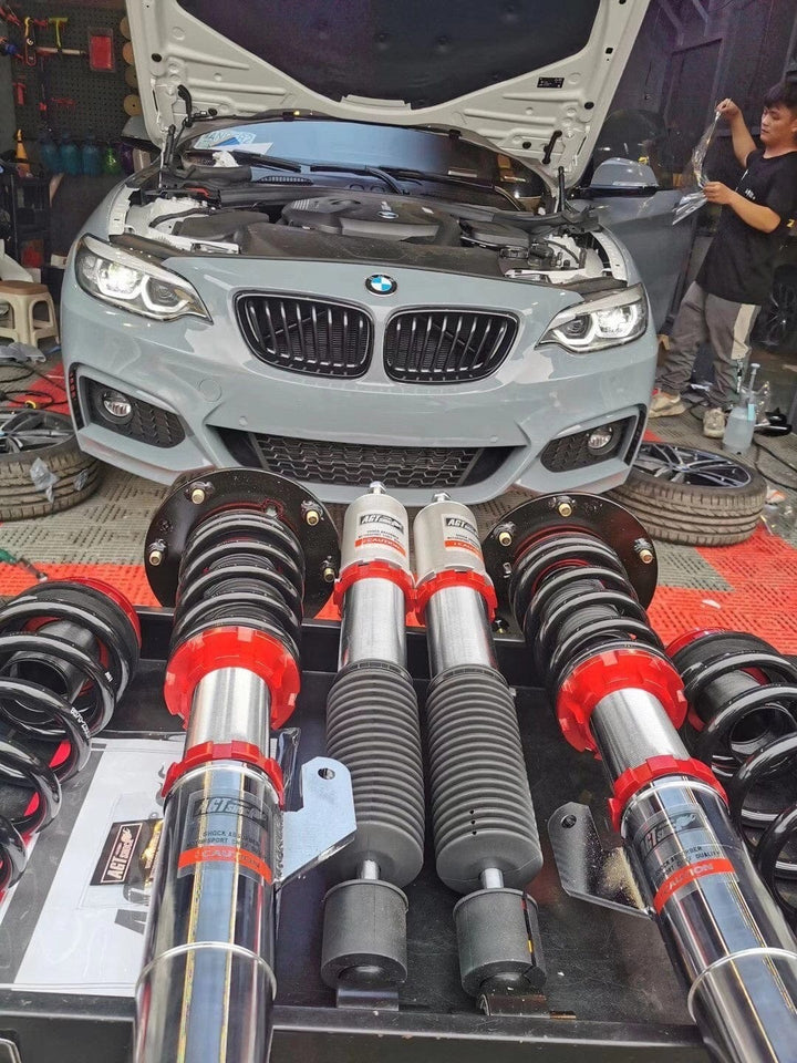 AGT Shock 2014+	F22/ F23 RWD 2 SERIES MK1 Front  Inverted Fork/Rear Flip - Front Spring Rate: 6K180 Rear Spring Rate:7K230