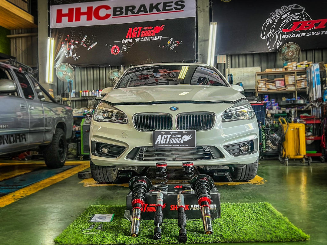 AGT Shock 2015+F45/F46  2 SERIES  MK1 Front  Inverted Fork/Rear Flip - Front Spring Rate: 6K180 Rear Spring Rate: 6K180