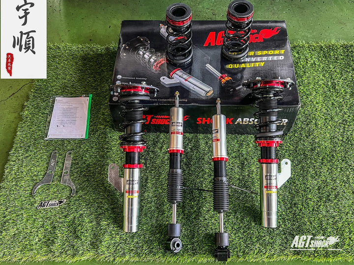AGT Shock 2015+F45/F46  2 SERIES  MK1 Front  Inverted Fork/Rear Flip - Front Spring Rate: 6K180 Rear Spring Rate: 6K180