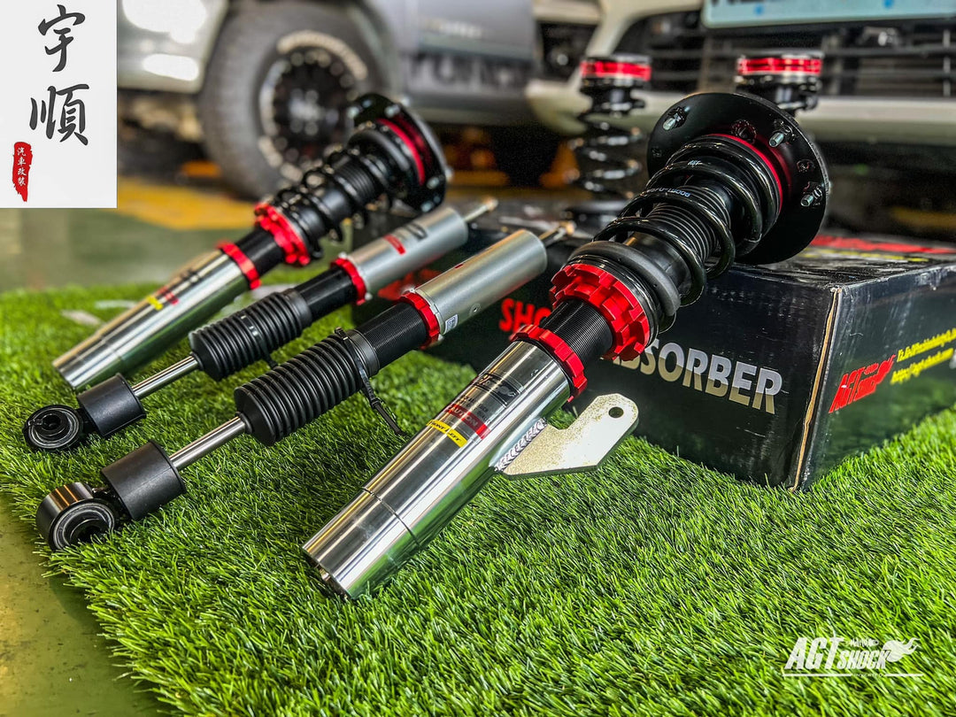 AGT Shock 2015+F45/F46  2 SERIES  MK1 Front  Inverted Fork/Rear Flip - Front Spring Rate: 6K180 Rear Spring Rate: 6K180