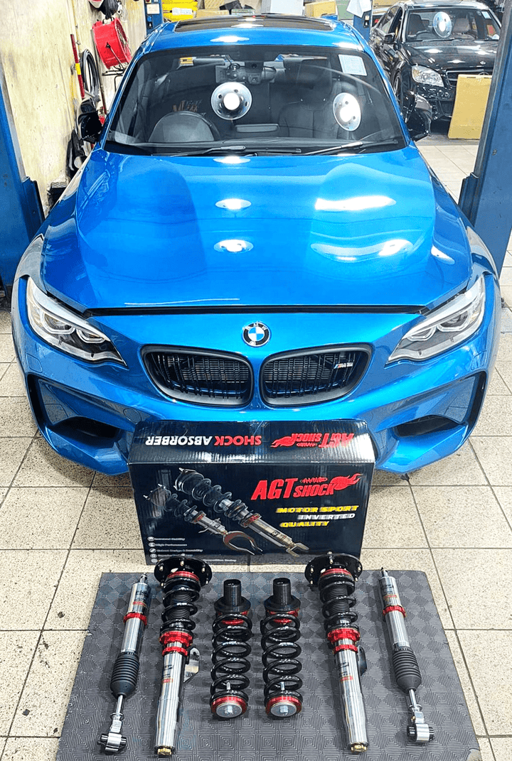 AGT Shock 2016+	F87  M2 RWD/ 2 SERIES M2 Front  Inverted Fork/Rear Flip - Front Spring Rate: 8K180 Rear Spring Rate: 10K220