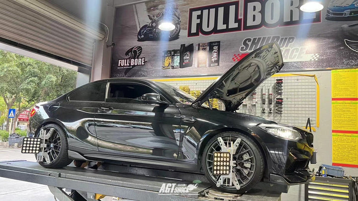 AGT Shock 2016+	F87  M2 RWD/ 2 SERIES M2 Front  Inverted Fork/Rear Flip - Front Spring Rate: 8K180 Rear Spring Rate: 10K220