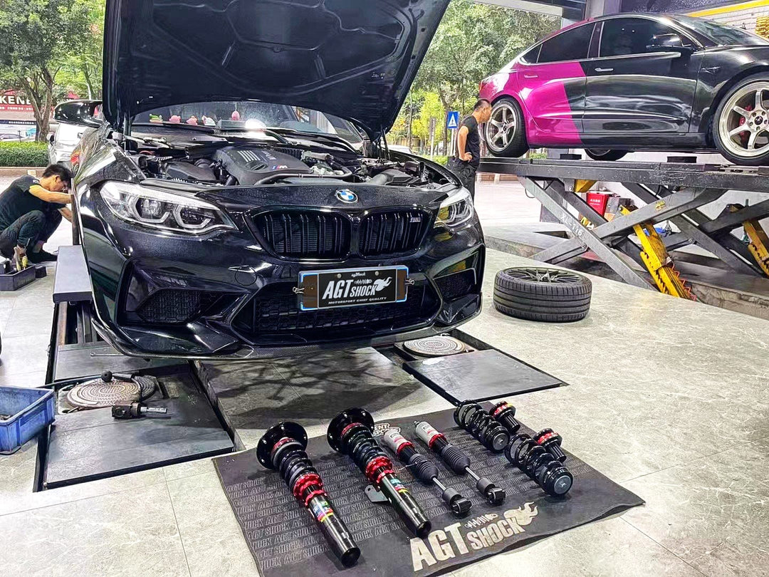 AGT Shock 2016+ F87 M2C/M2CS 2 SERIES M2 Front Inverted Fork/Rear Flip - Front Spring Rate: 8K180 Rear Spring Rate: 10K220 Part# BW-45-02