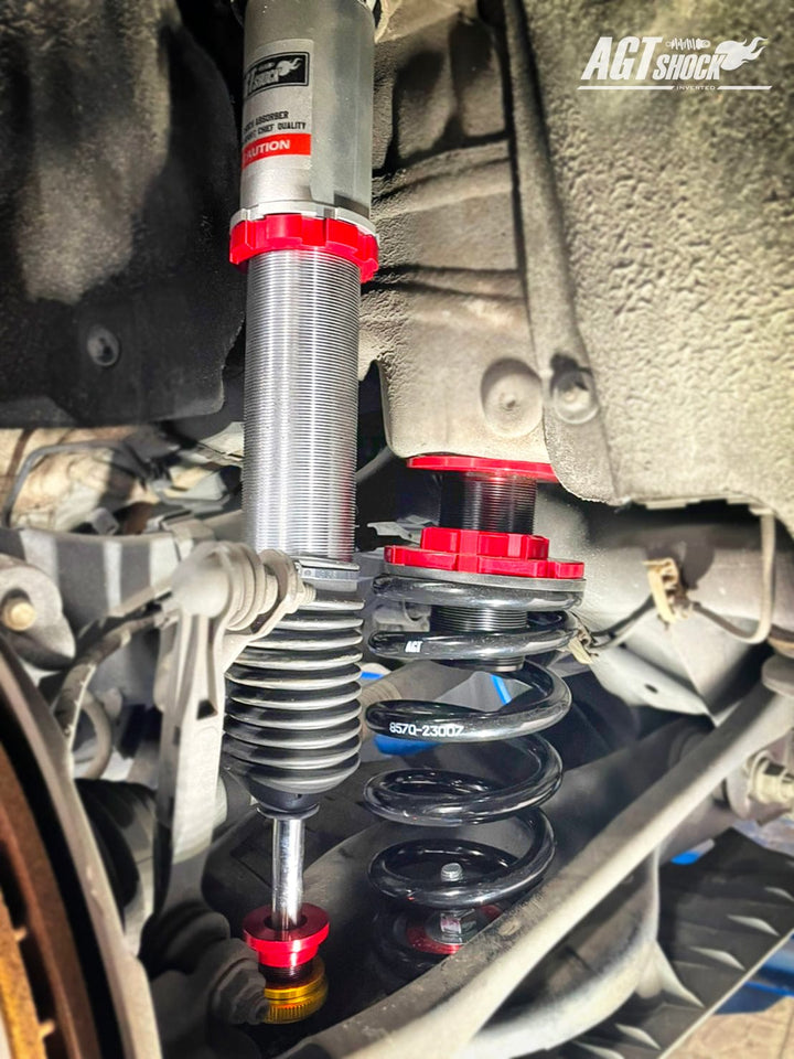 AGT Shock 2017+ G30 G38 RWD 5 SERIES MK7 SEDAN Front Vertical Fork/Rear Inverted Fork - Front Spring Rate: 10K220 Rear Spring Rate: 5K240