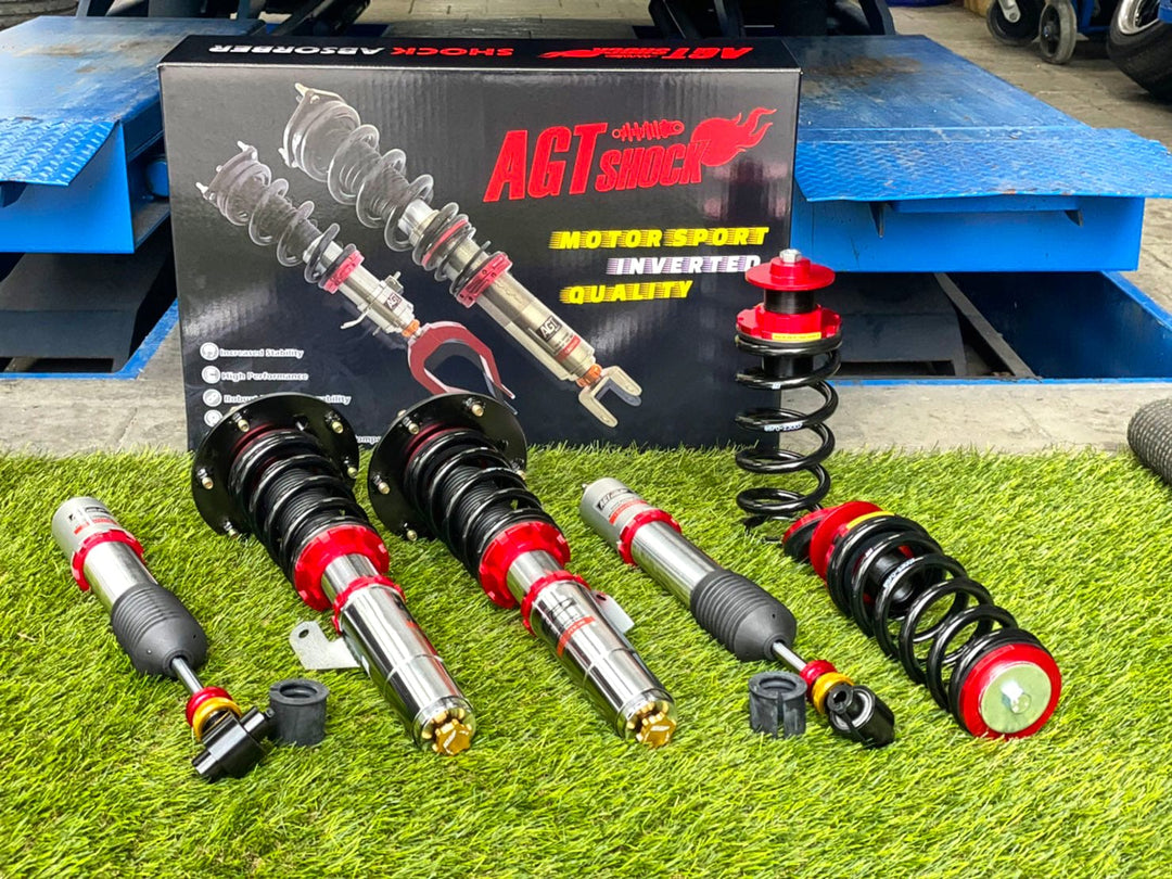 AGT Shock 2017+ G30 G38 RWD 5 SERIES MK7 SEDAN Front Vertical Fork/Rear Inverted Fork - Front Spring Rate: 10K220 Rear Spring Rate: 5K240