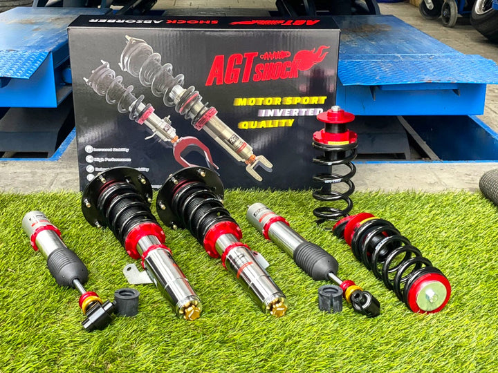 AGT Shock 2017+ G30 G38 RWD 5 SERIES MK7 SEDAN Front Vertical Fork/Rear Inverted Fork - Front Spring Rate: 10K220 Rear Spring Rate: 5K240