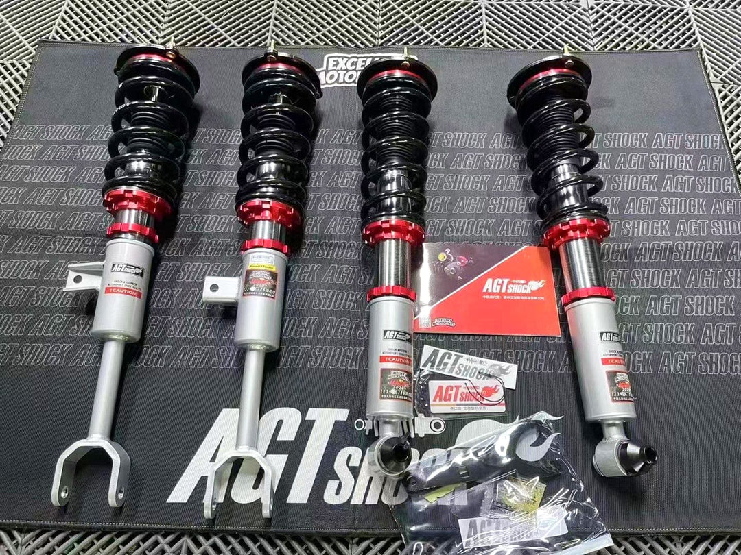 AGT Shock 2017+ G30 G38 RWD 5 SERIES MK7 SEDAN Front Vertical Fork/Rear Inverted Fork - Front Spring Rate: 10K220 Rear Spring Rate: 5K240