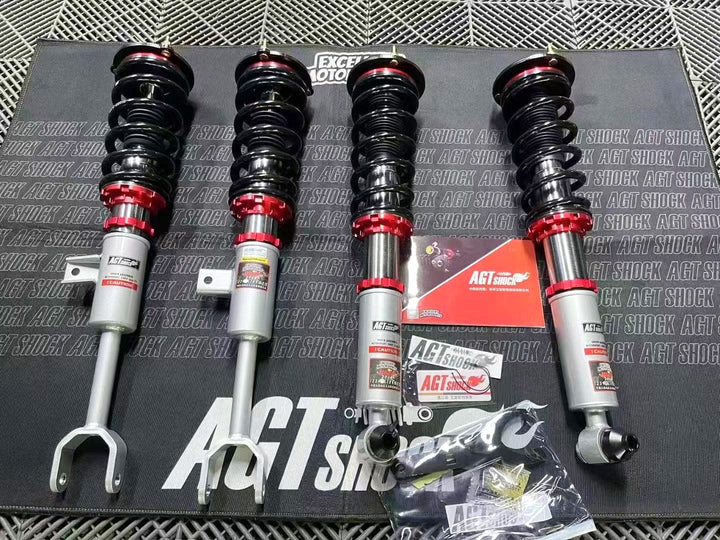 AGT Shock 2017+ G30 G38 RWD 5 SERIES MK7 SEDAN Front Vertical Fork/Rear Inverted Fork - Front Spring Rate: 10K220 Rear Spring Rate: 5K240