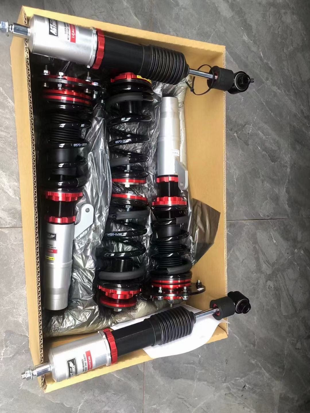 AGT Shock 2020+ G80/G81 RWD M3 Front Inverted Fork/Rear Flip - Front Spring Rate: 8K180 Rear Spring Rate: 10K220