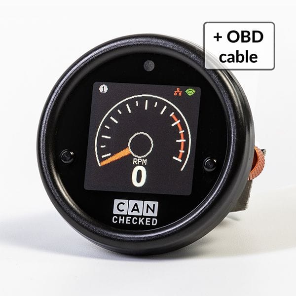 CANchecked MFD15 Gen2 Incl OBD2 Cable Display Universal