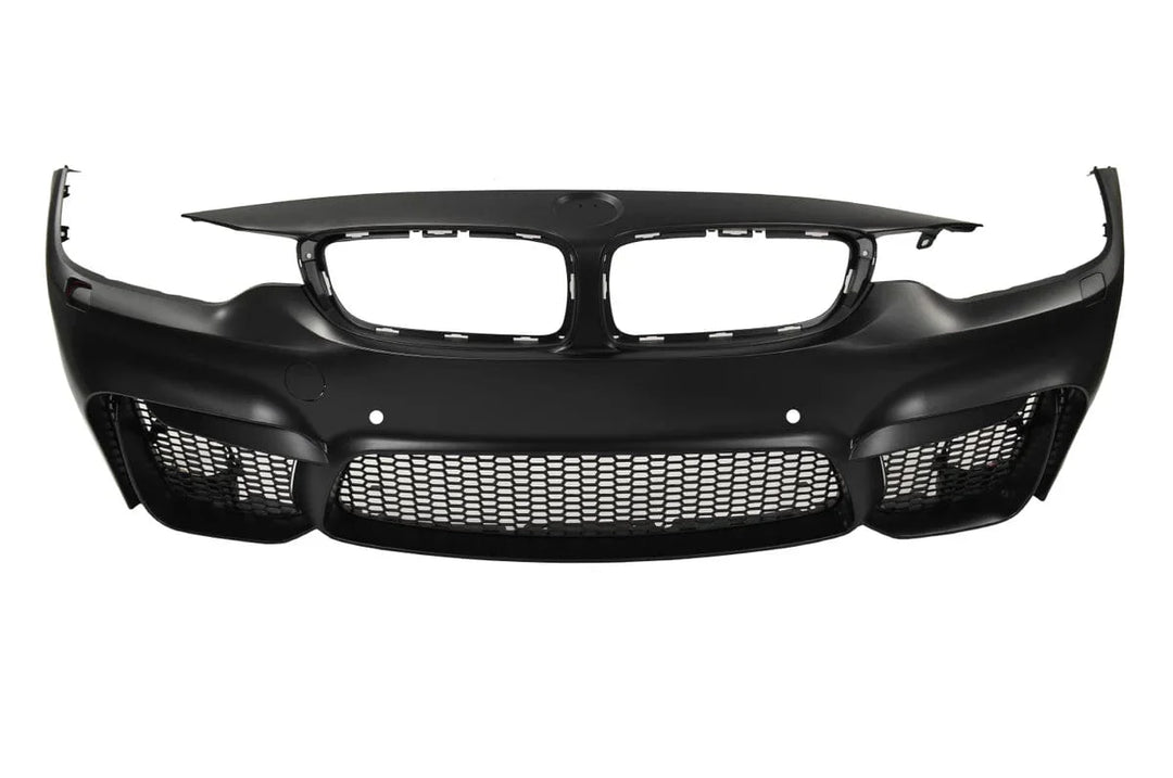 Kies-Motorsports Kies Bumpers 2014-2020 BMW 4 Series (F32 / F33 / F36) M4 Style Front Bumper Conversion Kit [Also Fits Gran Coupe] Yes I have PDC / Air Type Grilles