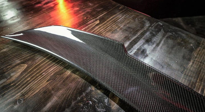 2007-2013 BMW 3 Series (E92) PSM Aggressive High Kick Carbon Fiber Trunk Spoiler
