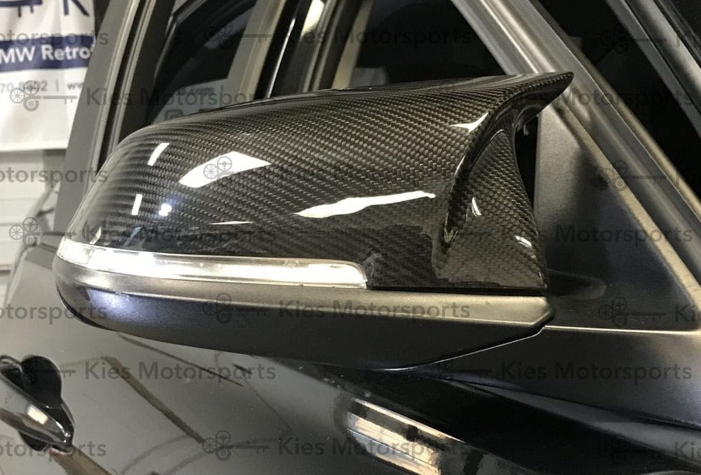 2012-2018 BMW 3 Series (F30) & BMW 4 Series (F32) M Style Dry Carbon Fiber Mirror Covers
