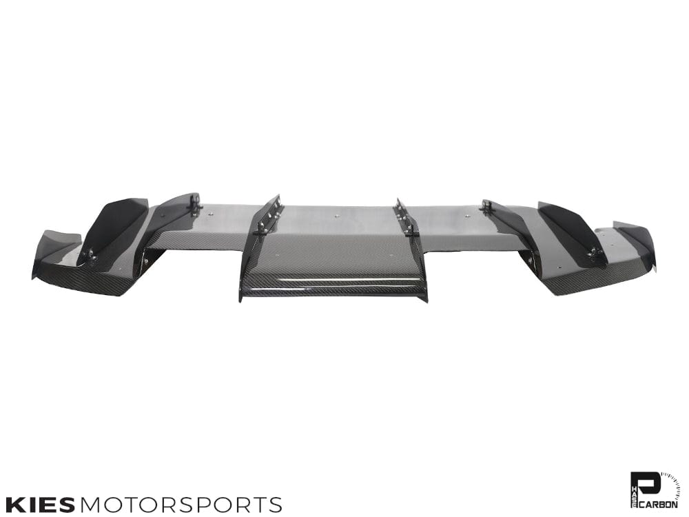 2014-2021 BMW M3 (F80) & M4 (F82 / F83) Varis Inspired Carbon Fiber Rear Diffuser Undertray