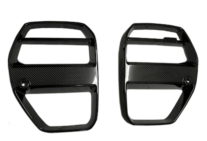 2020-2025 BMW M3 (G80) / M4 (G82 / G83) Vorsteiner Inspired Dry Carbon Full Replacement Kidney Grille