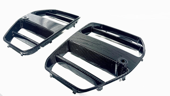 2020-2025 BMW M3 (G80) / M4 (G82 / G83) Vorsteiner Inspired Dry Carbon Full Replacement Kidney Grille