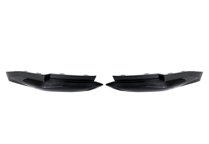 2020-2025 BMW M3 (G80) OEM Replacement Dry Carbon Fiber Rear Bumper Splitters