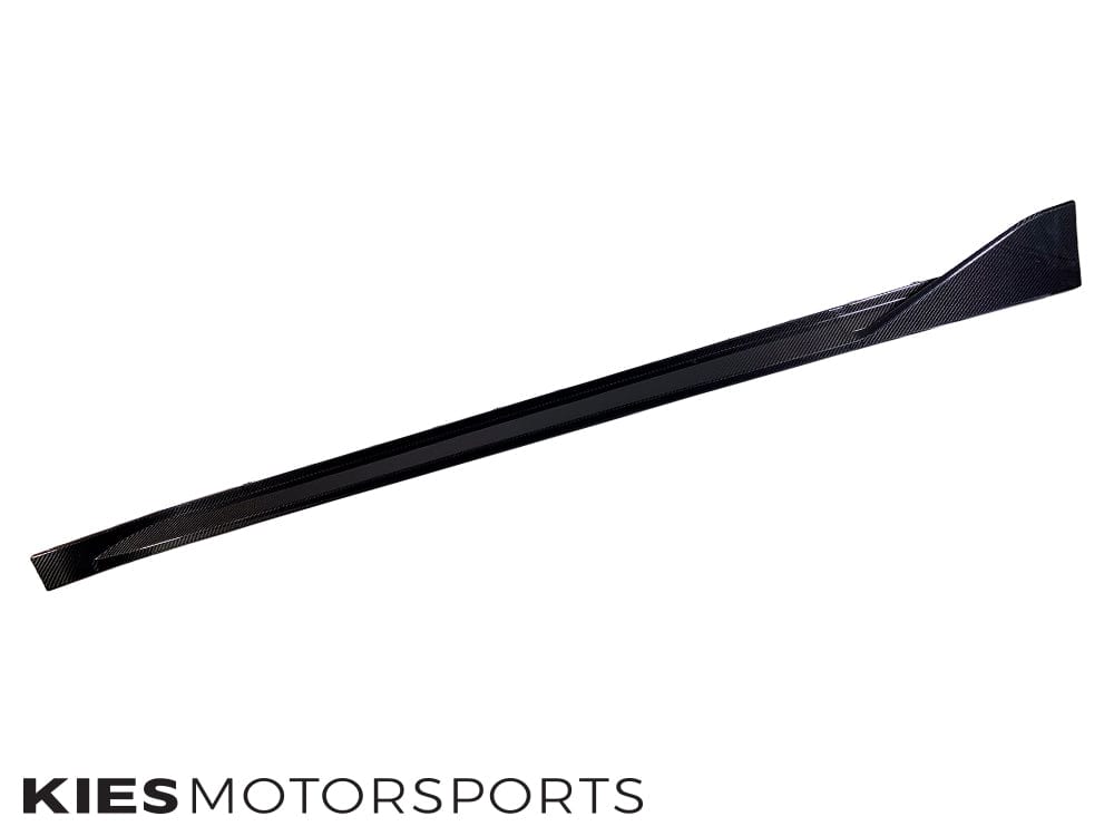 2020-2025 BMW M3 / M4 (G80 / G82 / G83) Performance Inspired Dry Carbon Fiber Side Skirt Extensions with Wing
