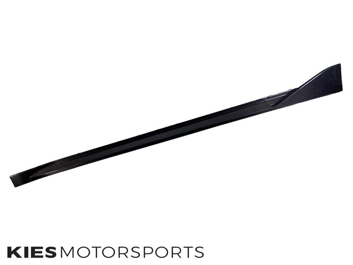 2020-2025 BMW M3 / M4 (G80 / G82 / G83) Performance Inspired Dry Carbon Fiber Side Skirt Extensions with Wing
