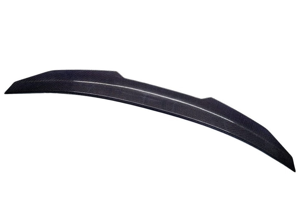 2020+ BMW 4 Series (G82 / G22) PSM Aggressive High Kick Carbon Fiber Trunk Spoiler