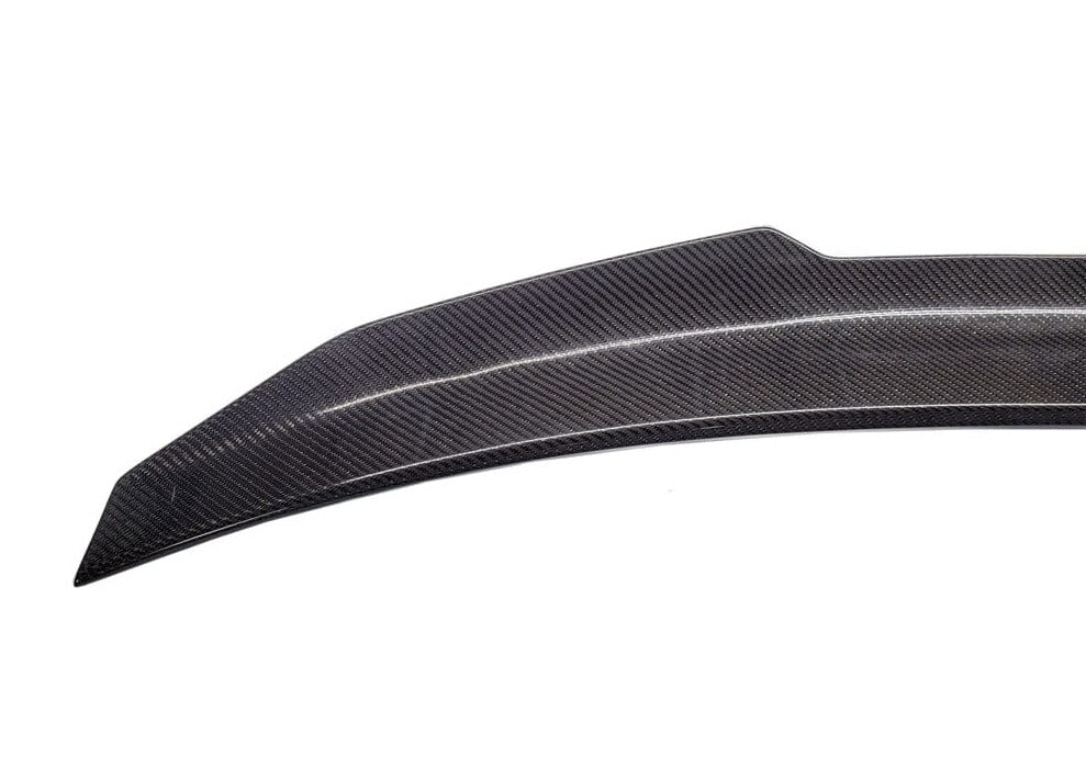2020+ BMW 4 Series (G82 / G22) PSM Aggressive High Kick Carbon Fiber Trunk Spoiler