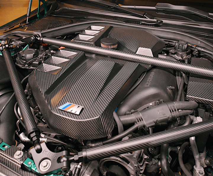 BMW G8X Matte Dry Carbon Engine Bay Kit for the M2 / M3 / M4