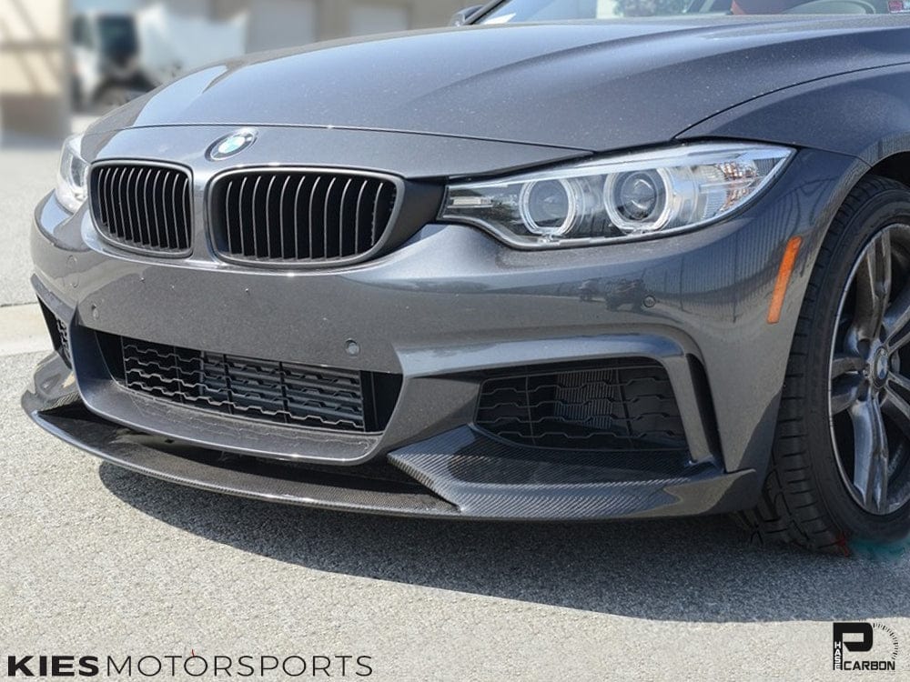 Kies Carbon 2014-2020 BMW 4 Series (F32 / F33 / F36) M Performance Style Carbon Fiber Front Lip