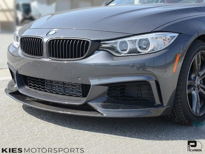 Kies Carbon 2014-2020 BMW 4 Series (F32 / F33 / F36) M Performance Style Carbon Fiber Front Lip