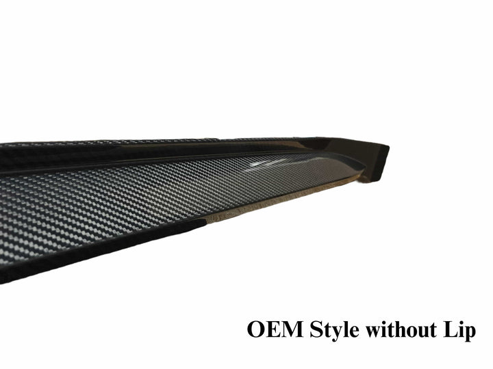 Kies Carbon 2020-2025 BMW M3 / M4 (G80 / G82 / G83) OEM Style Dry Carbon Fiber Side Skirt Extensions