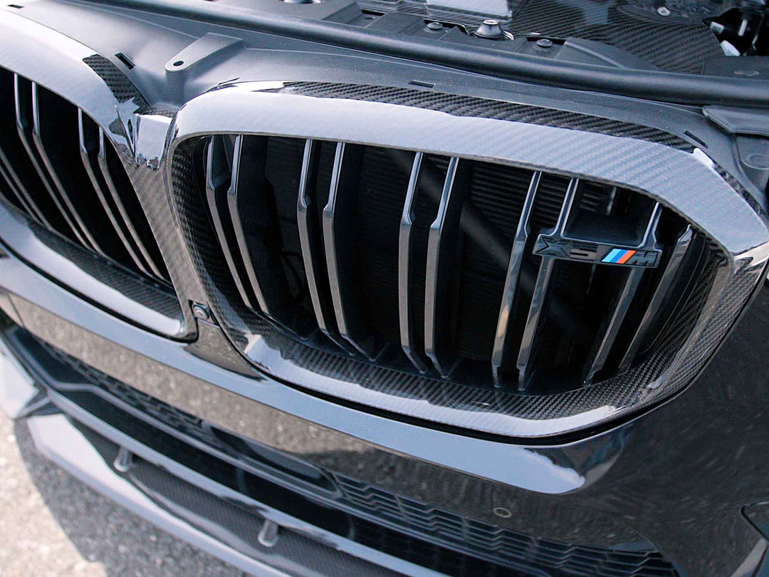 X5M F95 Double Slatted Carbon Fiber Kidney Grilles