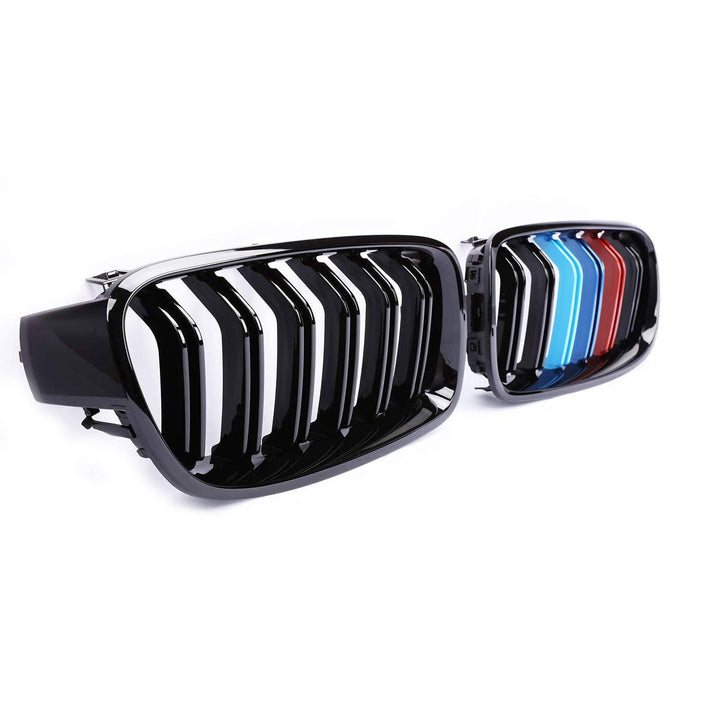 2012-2018 BMW 3 Series (F30) "M3 Style" Kidney Grilles (Various Finishes)