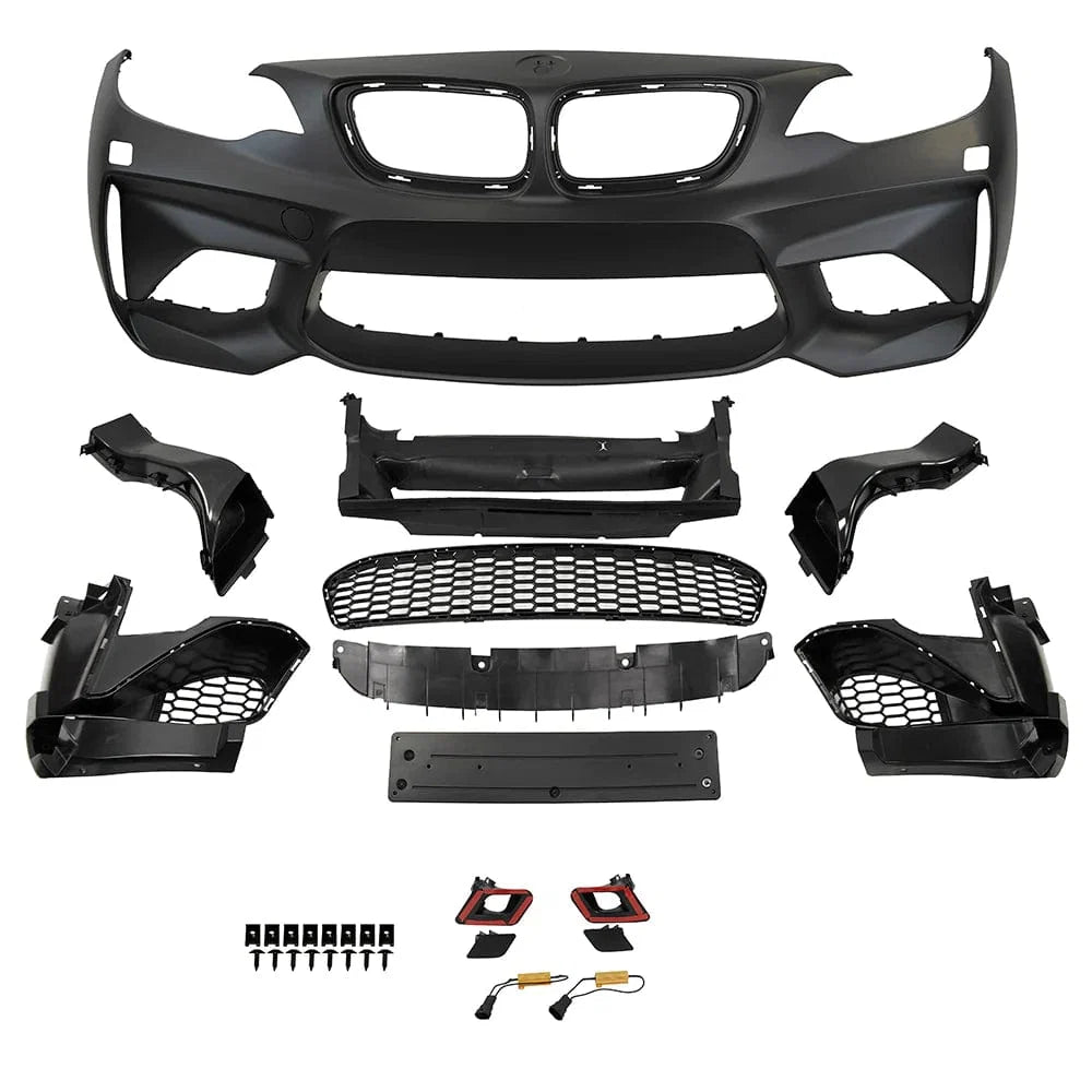 2014-2018 BMW F22/F23 "M2 Style" Front Bumper w/o PDC Holes