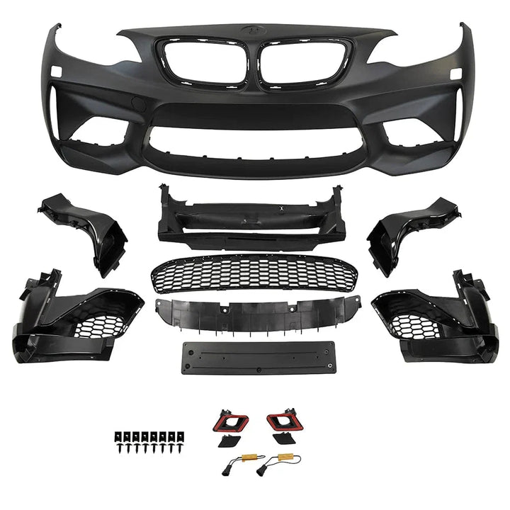 2014-2018 BMW F22/F23 "M2 Style" Front Bumper w/o PDC Holes