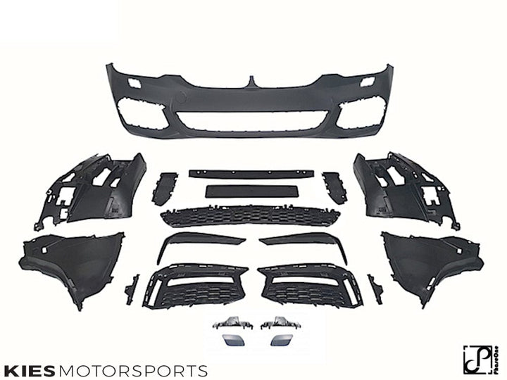 2017-2020 BMW 5 Series (G30 / G31) Pre-LCI M Sport Style Front Bumper Conversion