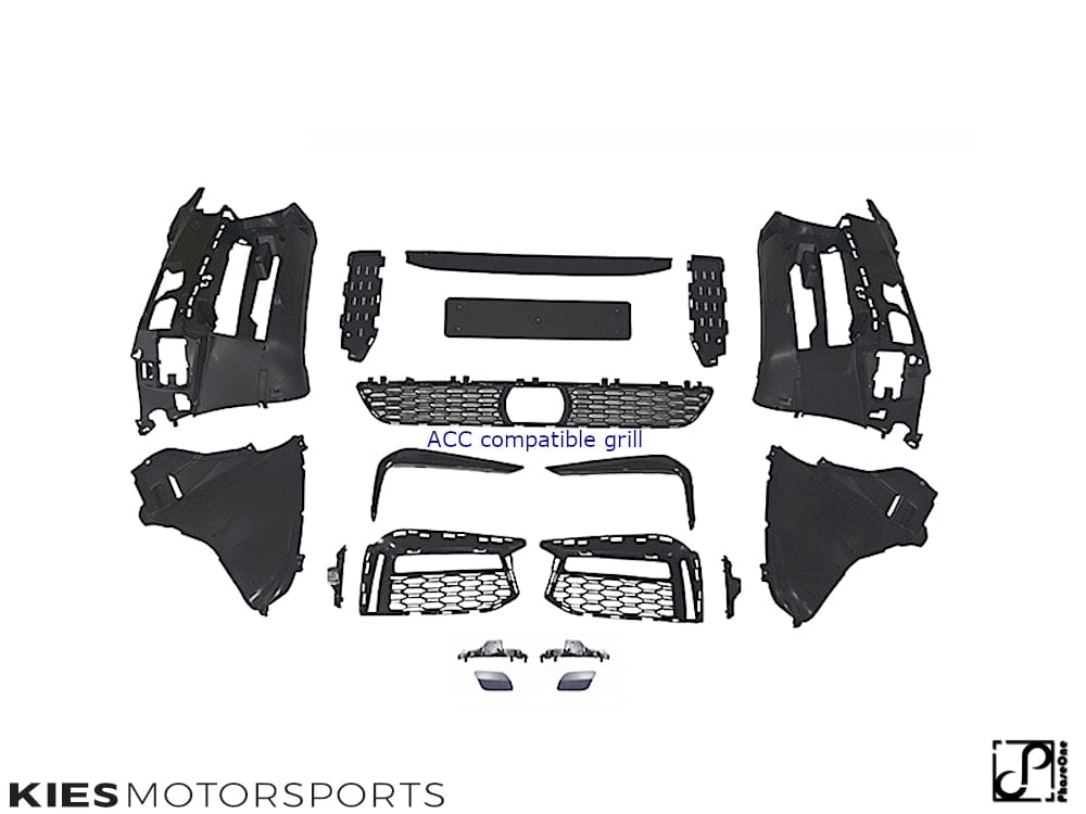 2017-2020 BMW 5 Series (G30 / G31) Pre-LCI M Sport Style Front Bumper Conversion