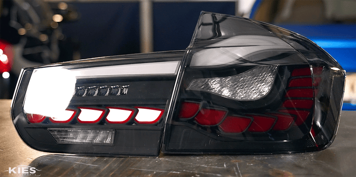 Kies-Motorsports Kies BMW 3 Series (F30) & M3 (F80) GTS Style OLED Sequential Tail Lights SET (V1) BLACKLINE