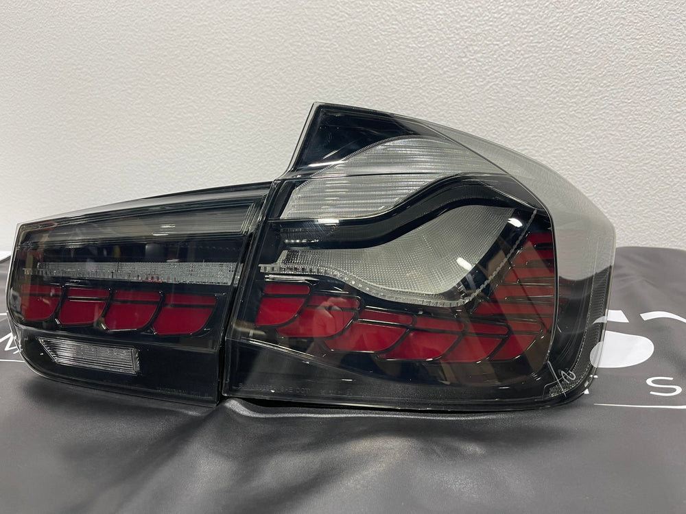 Kies-Motorsports Kies BMW 3 Series (F30) & M3 (F80) GTS Style OLED Sequential Tail Lights SET (V2) BLACKLINE