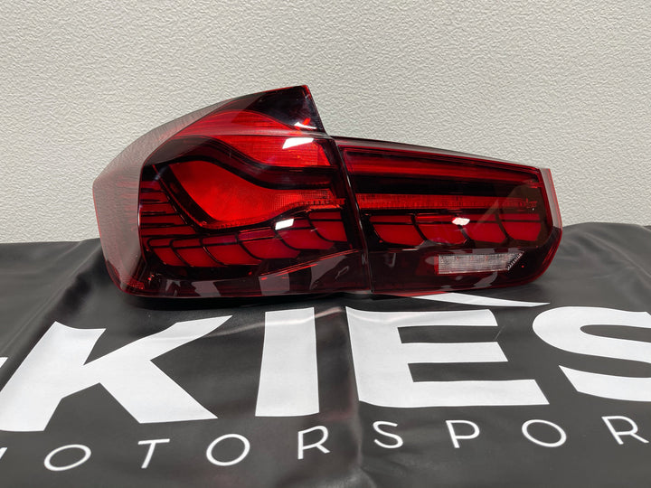 Kies-Motorsports Kies BMW 3 Series (F30) & M3 (F80) GTS Style OLED Sequential Tail Lights SET (V2) RED