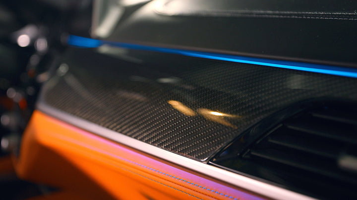 BMW F90 M5 Pre-LCI Carbon Fiber Interior Trim Overlay Kit