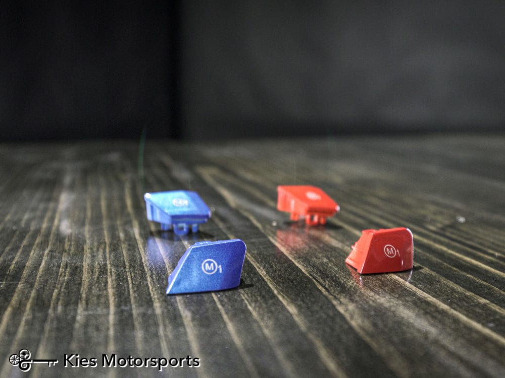 BMW M1 M2 Individual Buttons - Blue and Red - F8X