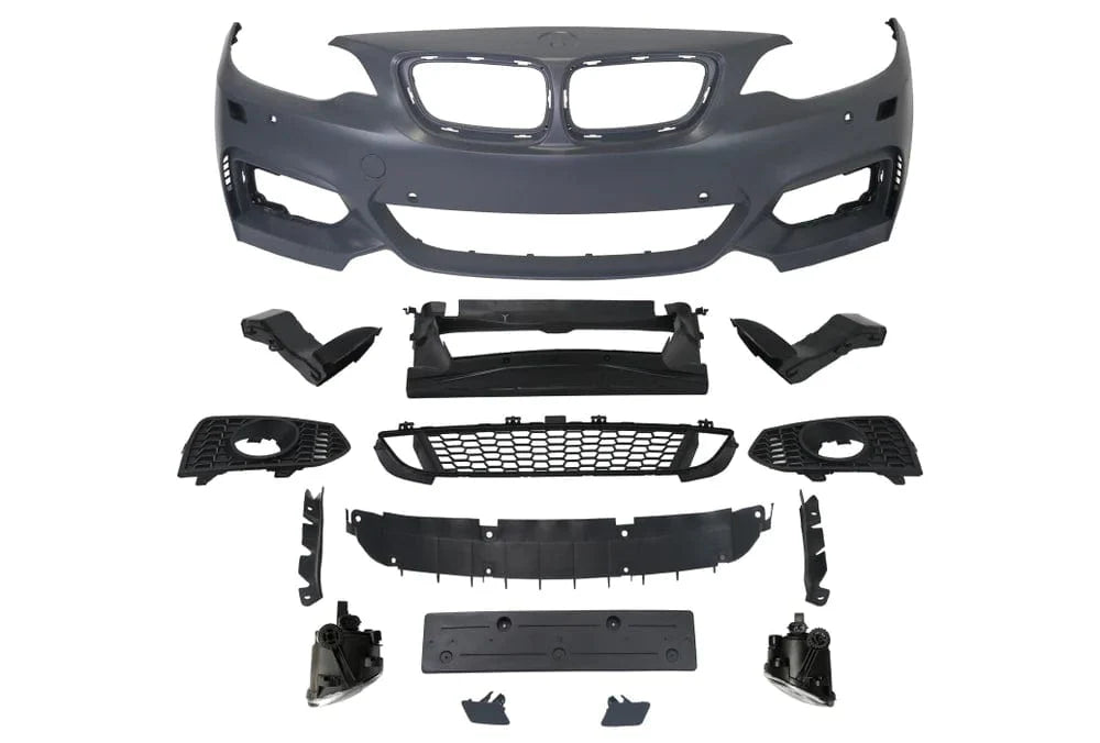 Kies Motorsports 2013-2019 BMW F22 M Sport Style Front Bumper